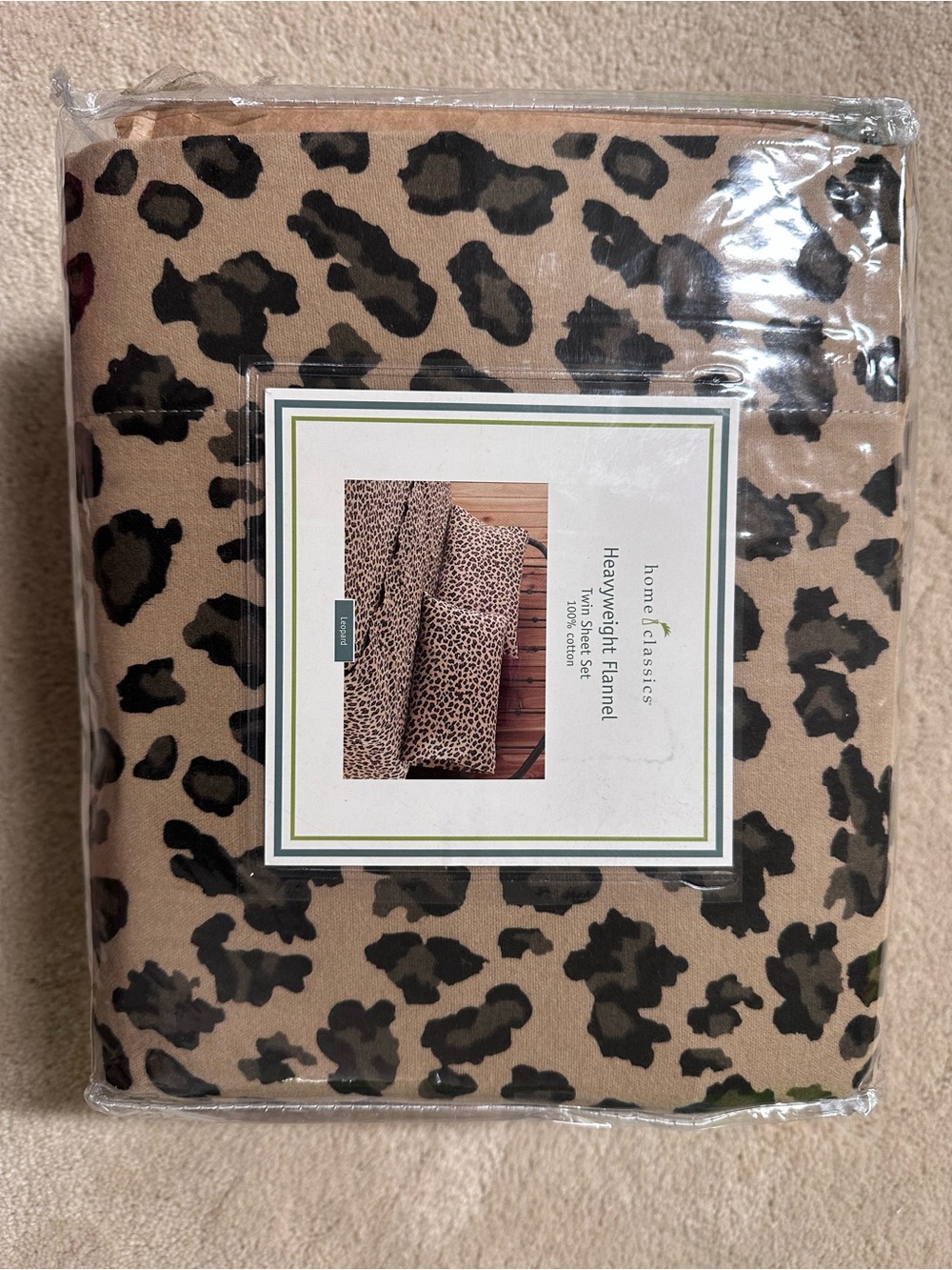 Kohl's Leopard Print Throw - Taupe & Black